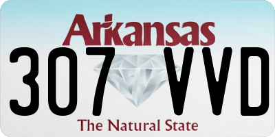 AR license plate 307VVD