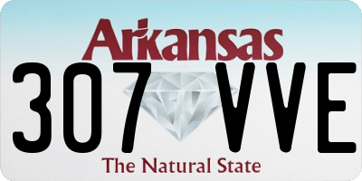 AR license plate 307VVE