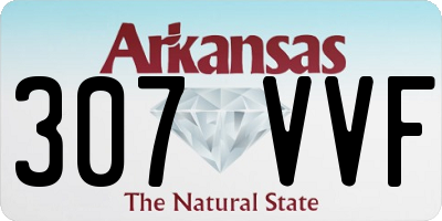 AR license plate 307VVF