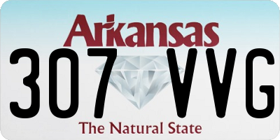 AR license plate 307VVG