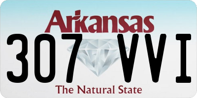 AR license plate 307VVI
