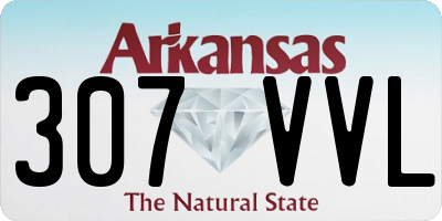 AR license plate 307VVL