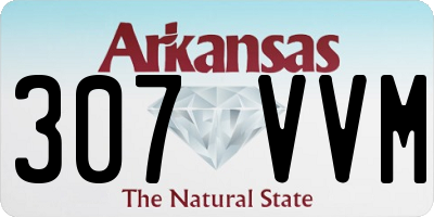 AR license plate 307VVM