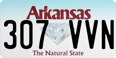 AR license plate 307VVN