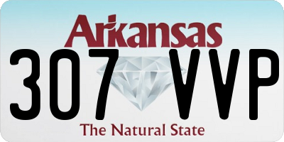 AR license plate 307VVP