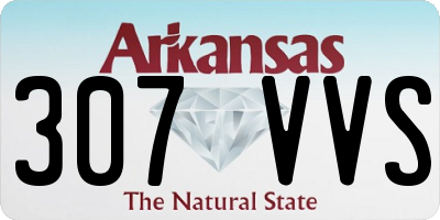AR license plate 307VVS