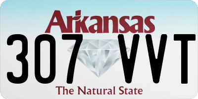 AR license plate 307VVT
