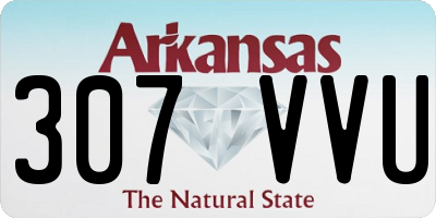 AR license plate 307VVU