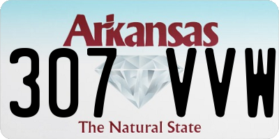 AR license plate 307VVW