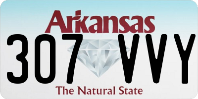 AR license plate 307VVY