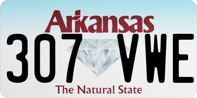 AR license plate 307VWE