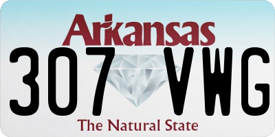AR license plate 307VWG