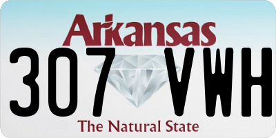 AR license plate 307VWH
