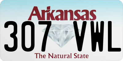 AR license plate 307VWL