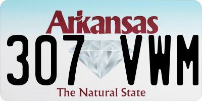 AR license plate 307VWM