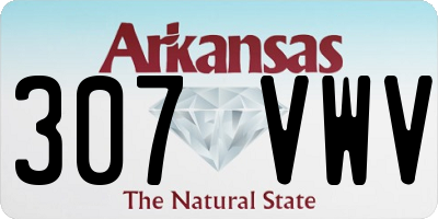 AR license plate 307VWV