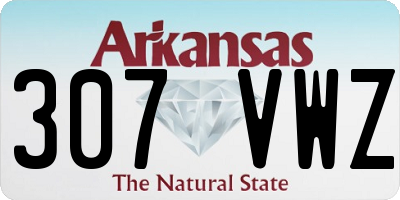 AR license plate 307VWZ