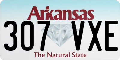 AR license plate 307VXE