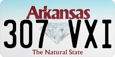 AR license plate 307VXI