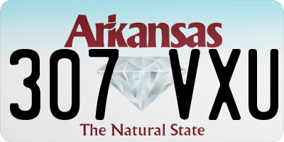 AR license plate 307VXU