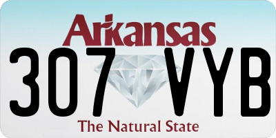AR license plate 307VYB