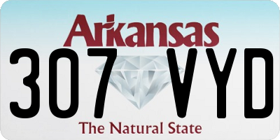 AR license plate 307VYD