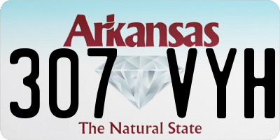 AR license plate 307VYH