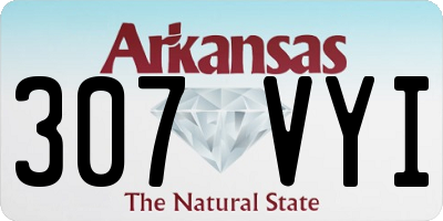 AR license plate 307VYI