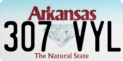 AR license plate 307VYL