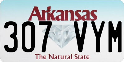AR license plate 307VYM