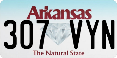 AR license plate 307VYN