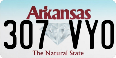 AR license plate 307VYO
