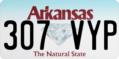 AR license plate 307VYP