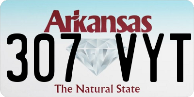 AR license plate 307VYT