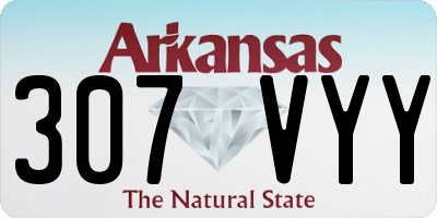 AR license plate 307VYY