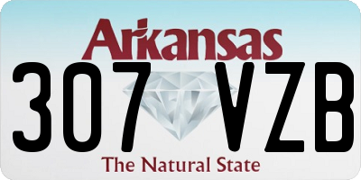 AR license plate 307VZB