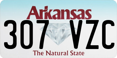 AR license plate 307VZC