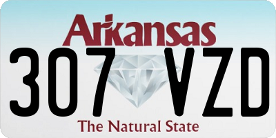 AR license plate 307VZD