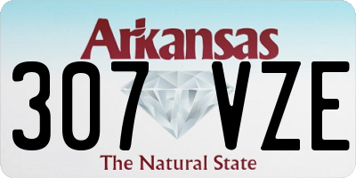 AR license plate 307VZE