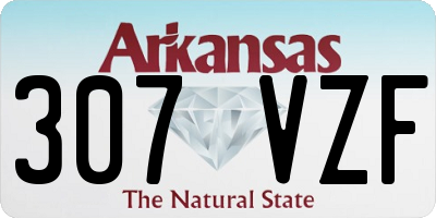 AR license plate 307VZF