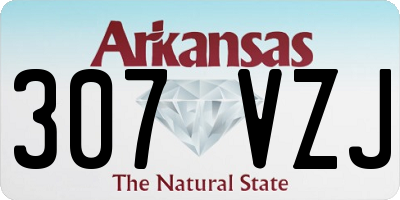 AR license plate 307VZJ