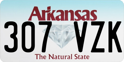 AR license plate 307VZK