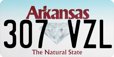 AR license plate 307VZL