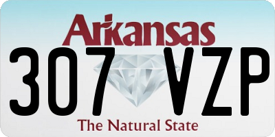 AR license plate 307VZP
