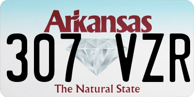 AR license plate 307VZR