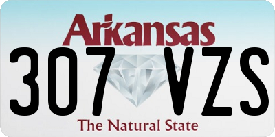 AR license plate 307VZS