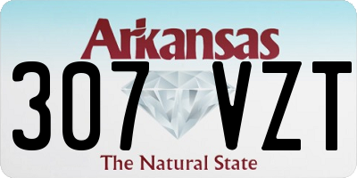 AR license plate 307VZT