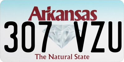 AR license plate 307VZU