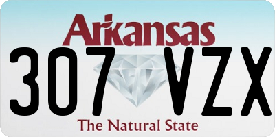 AR license plate 307VZX