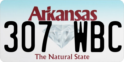 AR license plate 307WBC